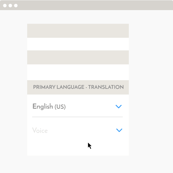 Animation shows the Co:Writer Languages tool