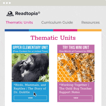 Resources for Thematic Units