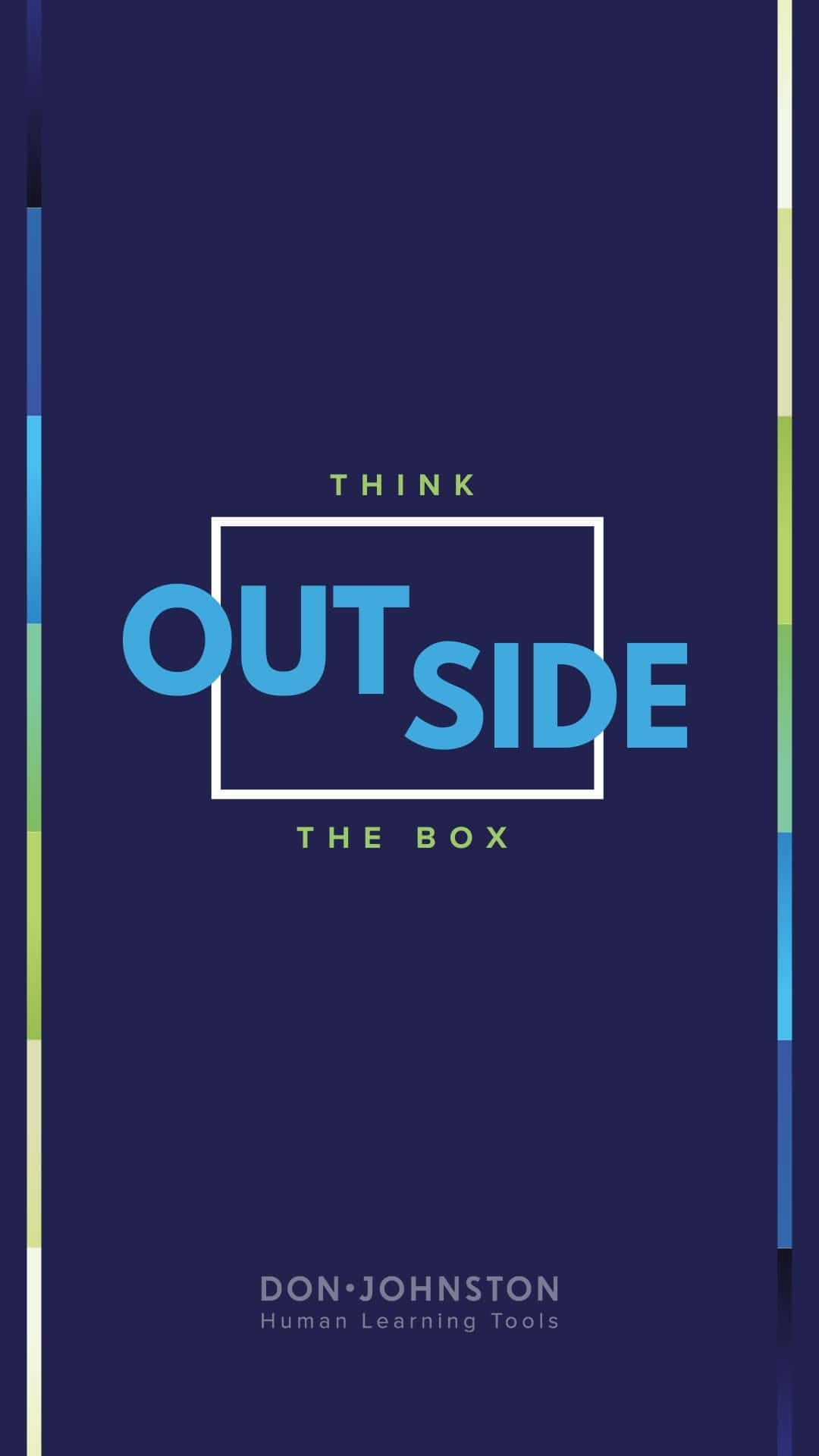 Think Outside the Box Mobile Background