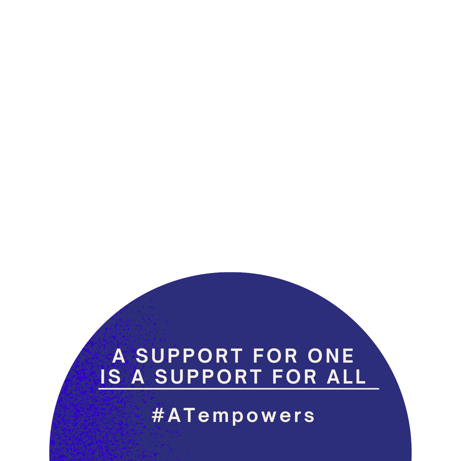 A support for one is a support for all! Social Frame